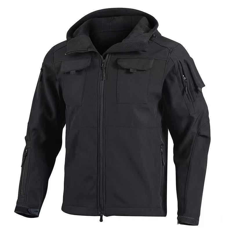 Fleece-lined Wind Waterproof Jacket