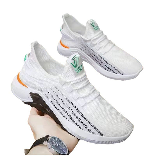 Chaussures décontractées tissées en maille respirante pour hommes