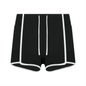 Women's High Rise Color Block Yoga Shorts