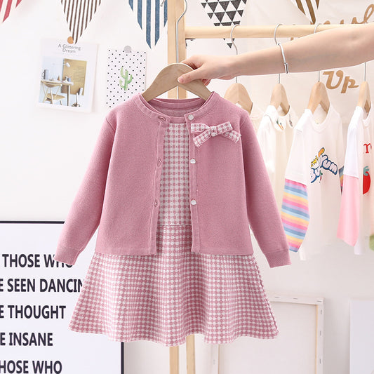 Girls Jacket Vest Skirt