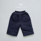Lightweight Children's Retro Cotton Cropped Straight-leg Pants