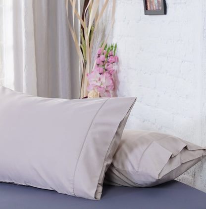 Ackly Bamboo - Beige Pillowcases Pair