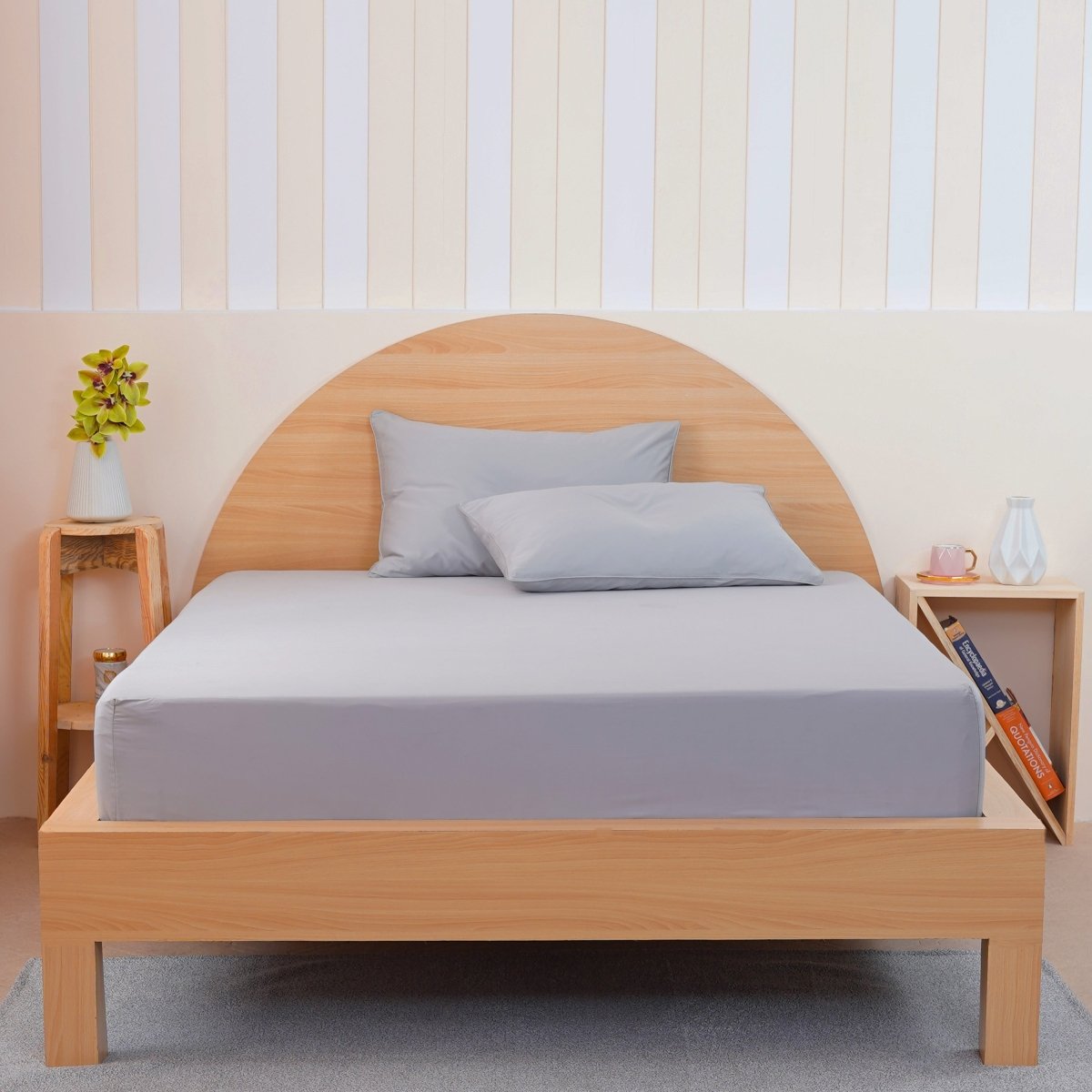 Ackly Bamboo - Dove Grey Fitted Sheet