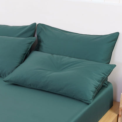 Ackly Bamboo Royal Green Duvet Cover Set