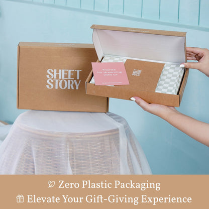 Ackly Bamboo - Sage Green Checkerboard Bedding