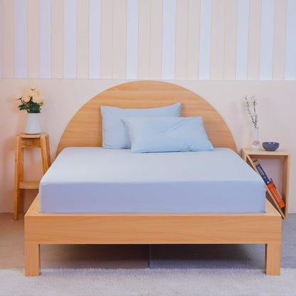 Ackly Bamboo - Sky Blue Fitted Sheet