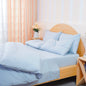 Ackly Bamboo Sky Blue Duvet Cover Set