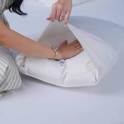 Ackly Bamboo - White Pillowcases Pair
