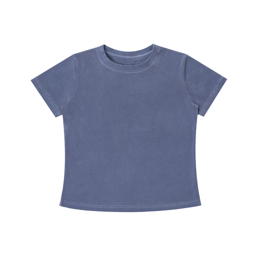 Womens Vintage Wash Slim Fit T-shirt