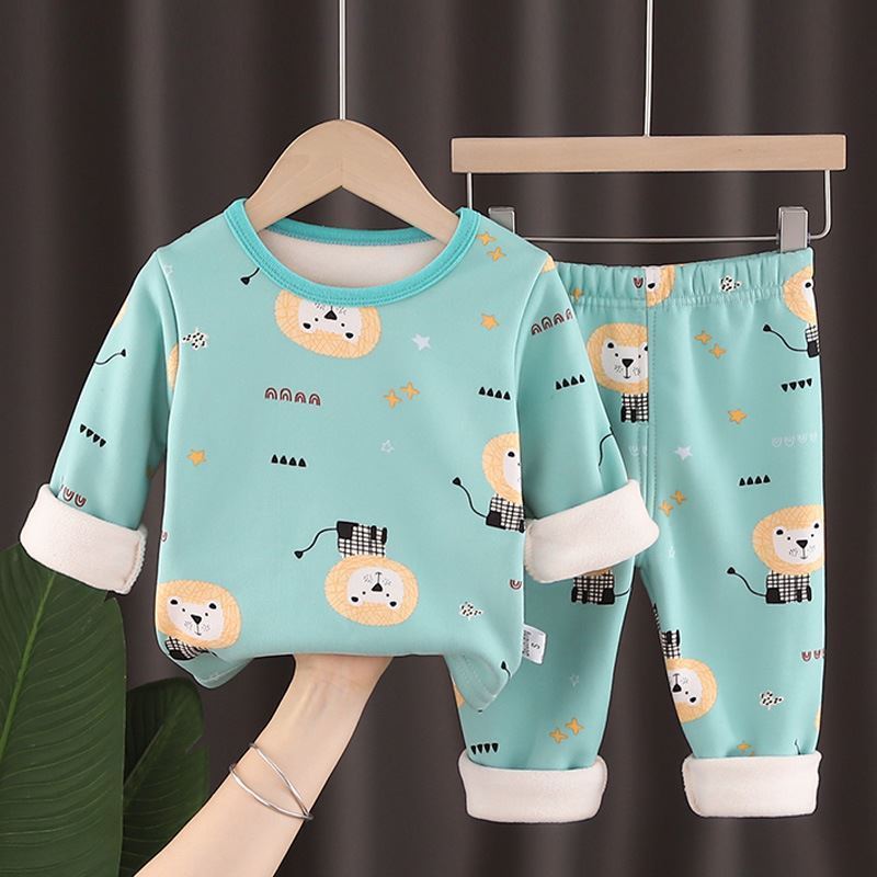 Boy Long-sleeved Thick Thermal