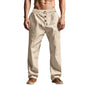 Men's Loose Fit Straight-Leg Casual Trousers | Breathable Summer Beach Pants