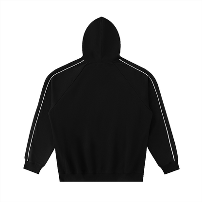 Contrast Piping Raglan Hoodie | Spiderweb