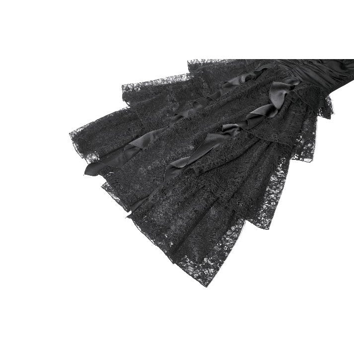 Robe gothique en satin et dentelle Dark in Love