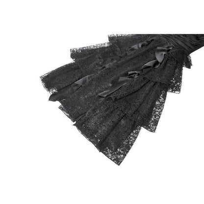 Robe gothique en satin et dentelle Dark in Love