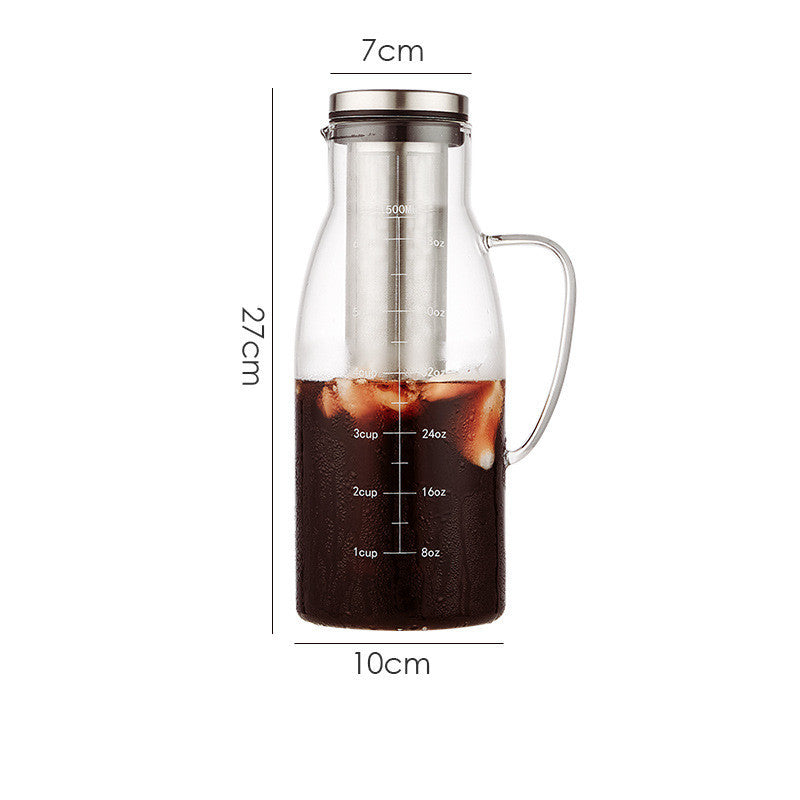 Glass Brew Filter Coffee Tea Infuser