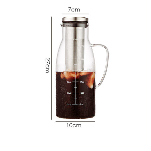 Glass Brew Filter Coffee Tea Infuser