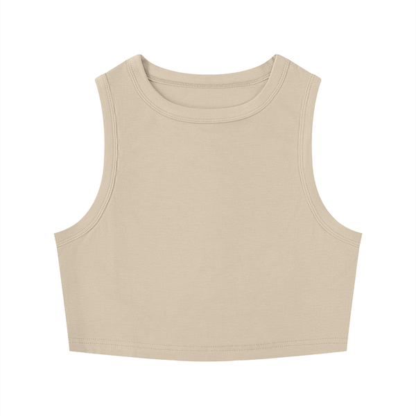 Women's Tight Crewneck Crop Tank Top