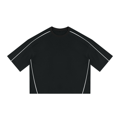 Unisex Heavyweight Boxy Piping T-Shirt