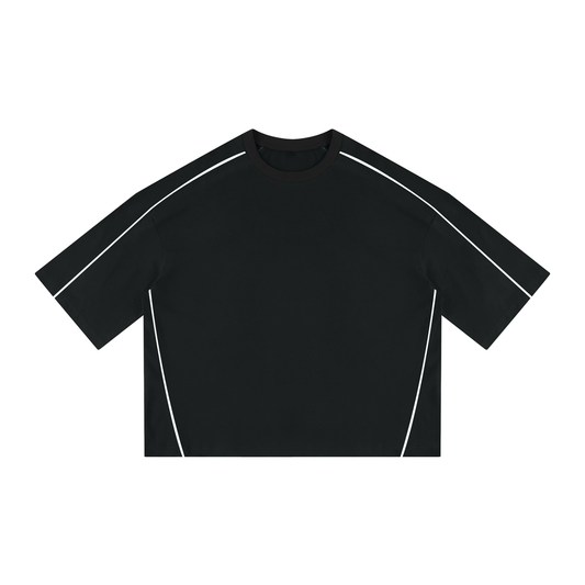 Unisex Heavyweight Boxy Piping T-Shirt