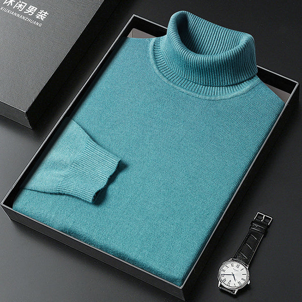 Mens Turtleneck Bottoming Sweater - Stuffs & Savers