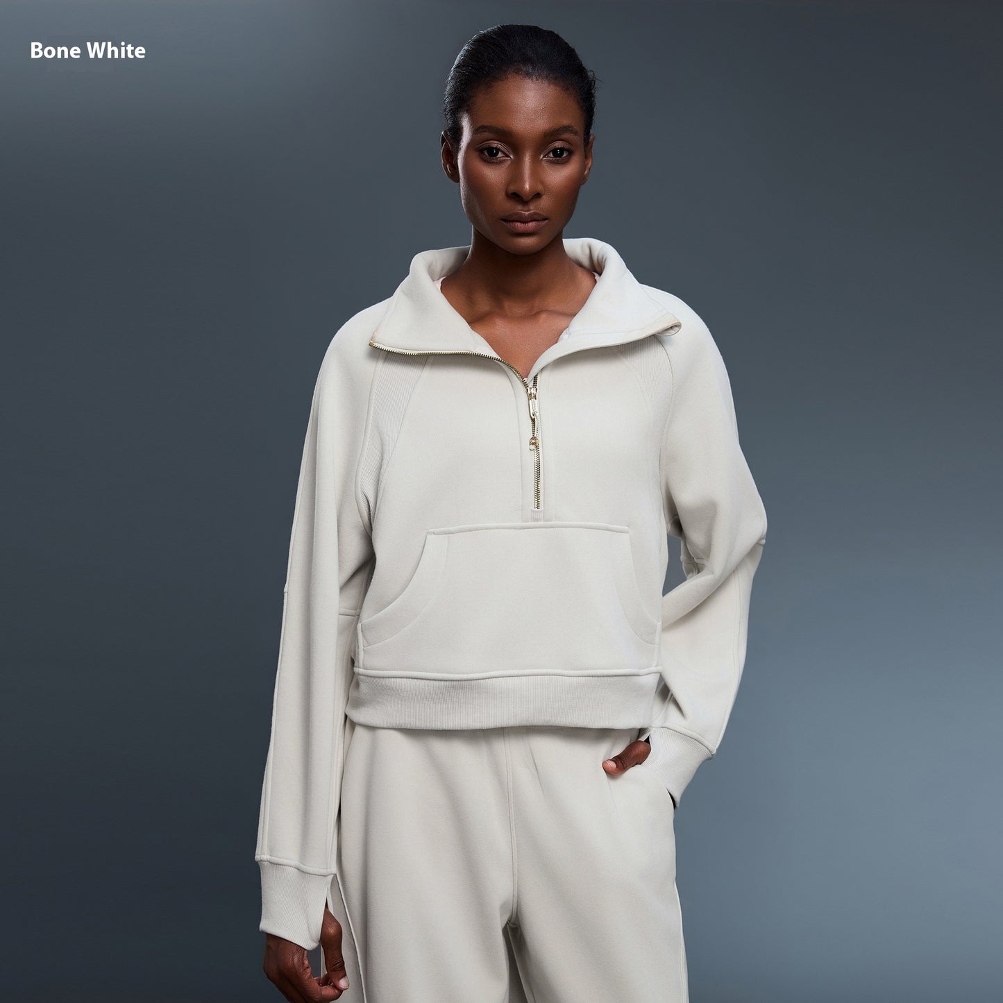 Sports Sweater Women's Turtleneck Pullover Jacket