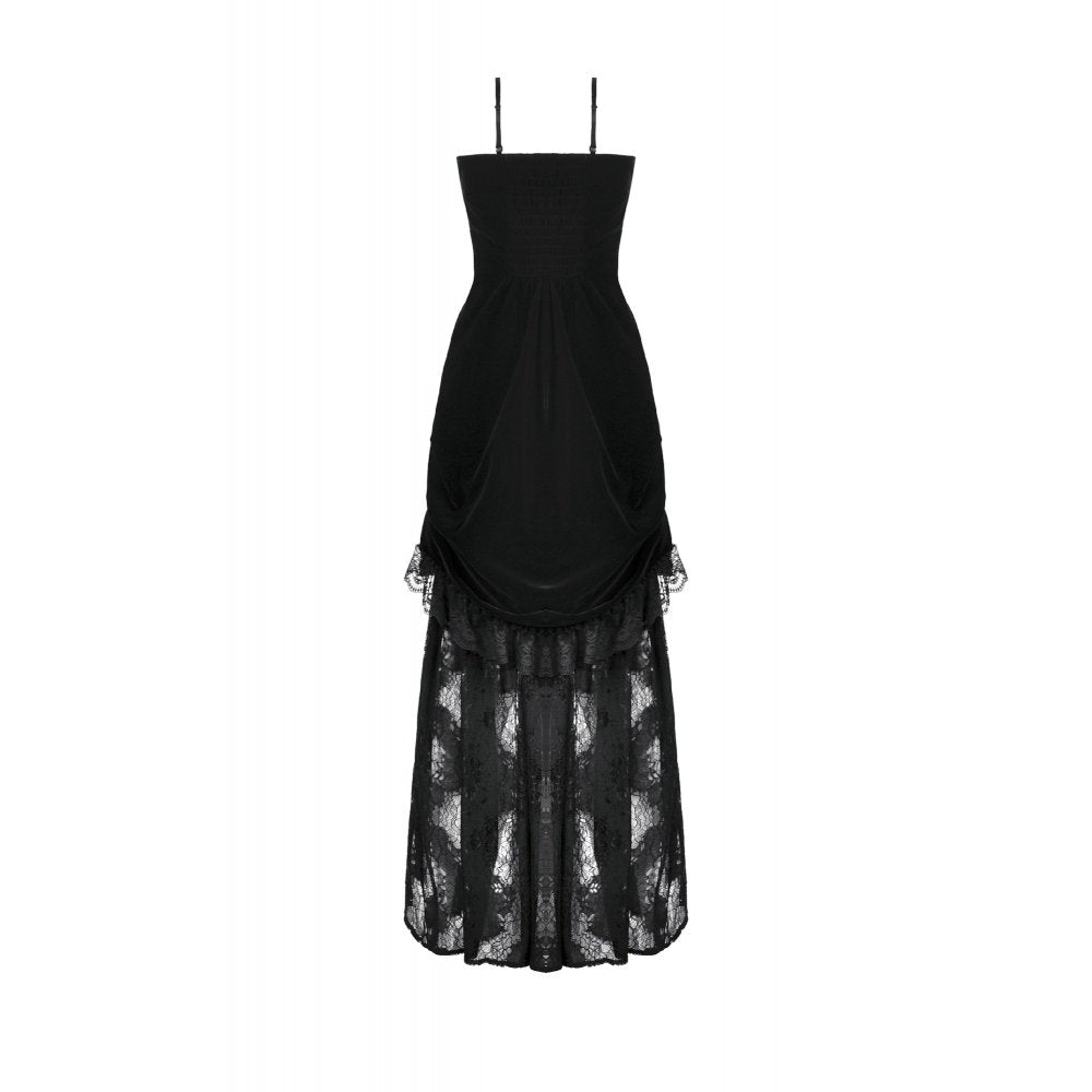 Robe longue en velours et dentelle « Vampiress Royal » Dark in Love