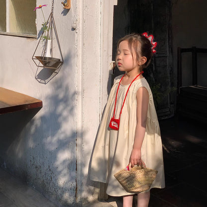 Children's Round Sleeveless Shirt