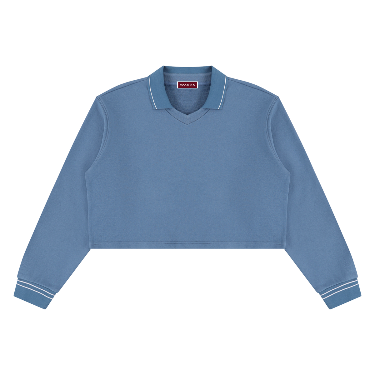 Women's Crop Collared Sweatshirt 410GSM