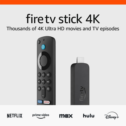 Amazon Fire TV Stick 4K – (HD Streaming with Dolby Vision & Wi-Fi 6)