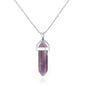 Amethyst Genuine Gemstone Necklace