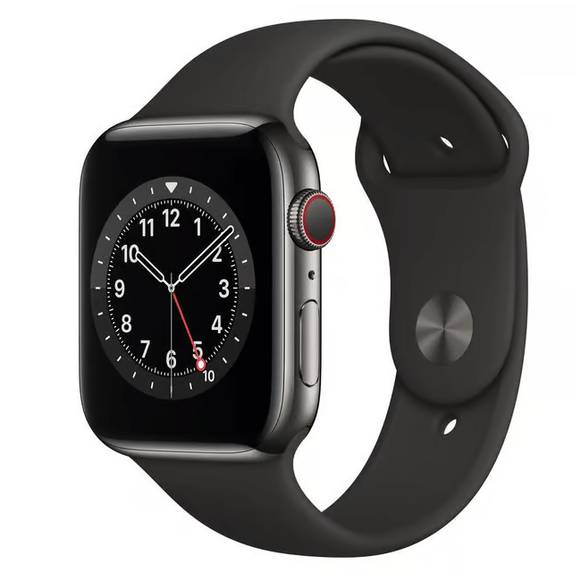 Apple Watch Series 6 44mm Cellulaire Acier Inoxydable Reconditionnée | Débloquée