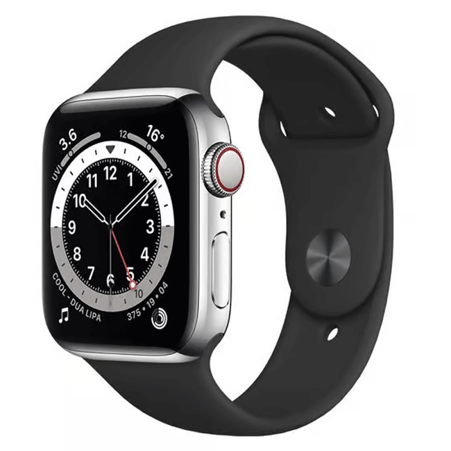 Apple Watch Series 6 44mm Cellulaire Acier Inoxydable Reconditionnée | Débloquée
