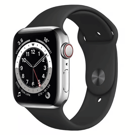 Refurbished Apple Watch Series 6 44mm Cellular Stainless Steel | Unlocked