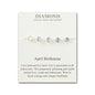 April Birthstone Bracelet Created with Diamond Zircondia® Crystals