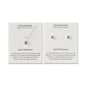 April (Diamond) Birthstone Necklace & Earrings Set Created with Zircondia® Crystals