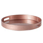 Argon Tableware Round Serving Tray -33cm - Rose Gold