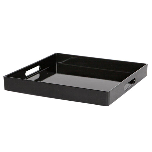 Argon Tableware Square Serving Tray -33cm - Black