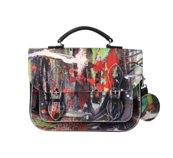 Sac cartable midi en cuir - Édition Artiste Rachel Gadsden