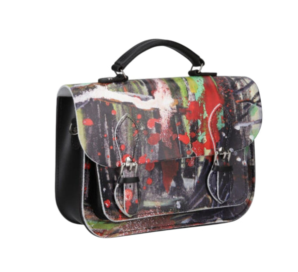 Sac cartable midi en cuir - Édition Artiste Rachel Gadsden