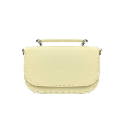 Sac en cuir fait main Aura - Crème