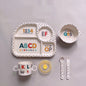 Bamboo Compartment Dinner Plate set
