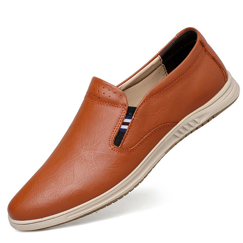 Mens Low-top Slip-on Two-layer Flat shoes
