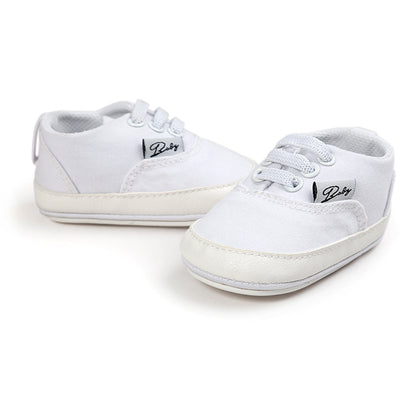 Childrens Elastic Band Canvas Shoes