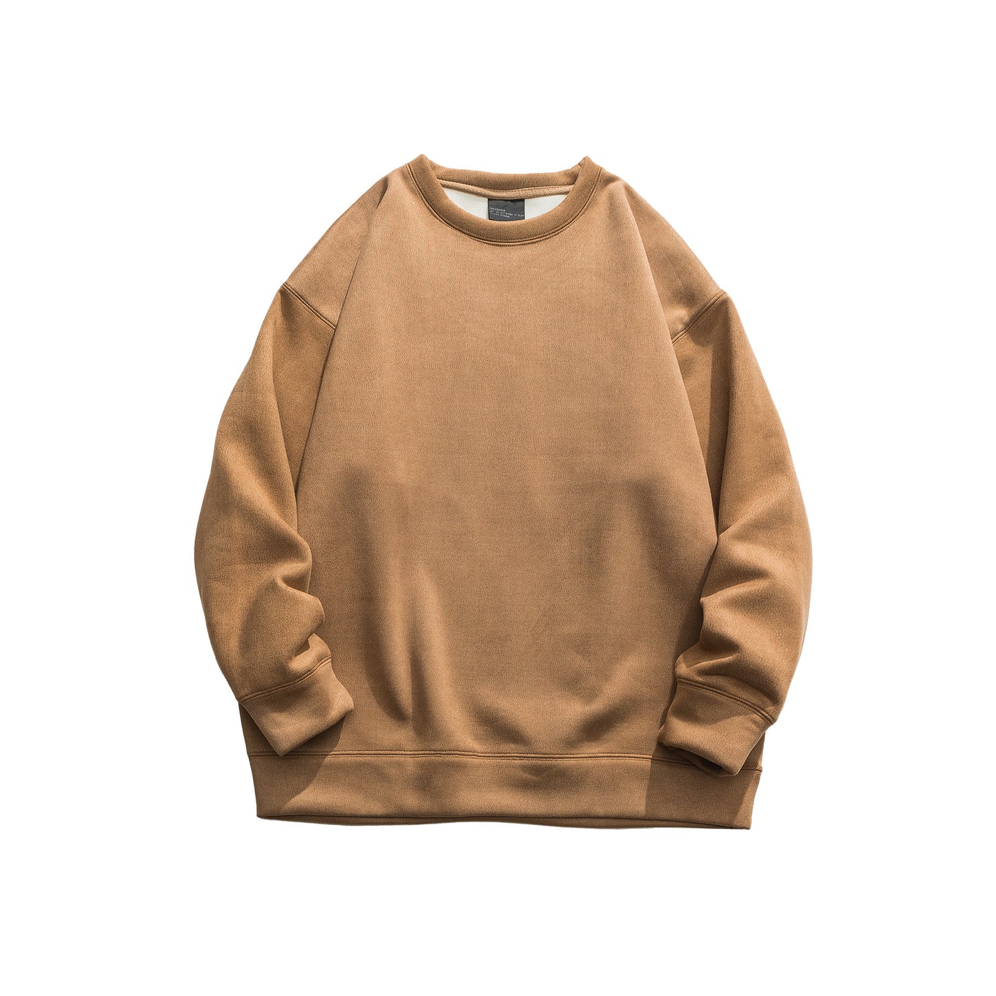Suede Hooded Sweater