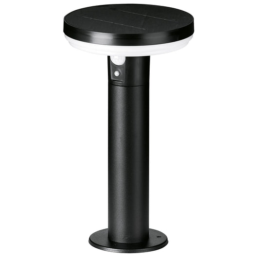 4lite Antheia IP54 Die-Cast Aluminium LED Solar Garden Spike Light with Built in PIR Motion Sensor