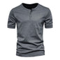 Men's Crew Neck Solid Colour T-Shirt - Short Sleeve