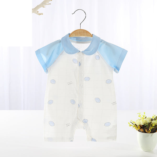 Baby Cotton Short-Sleeve Romper