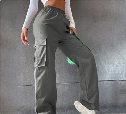 High Waist Wide Leg Straight trousers