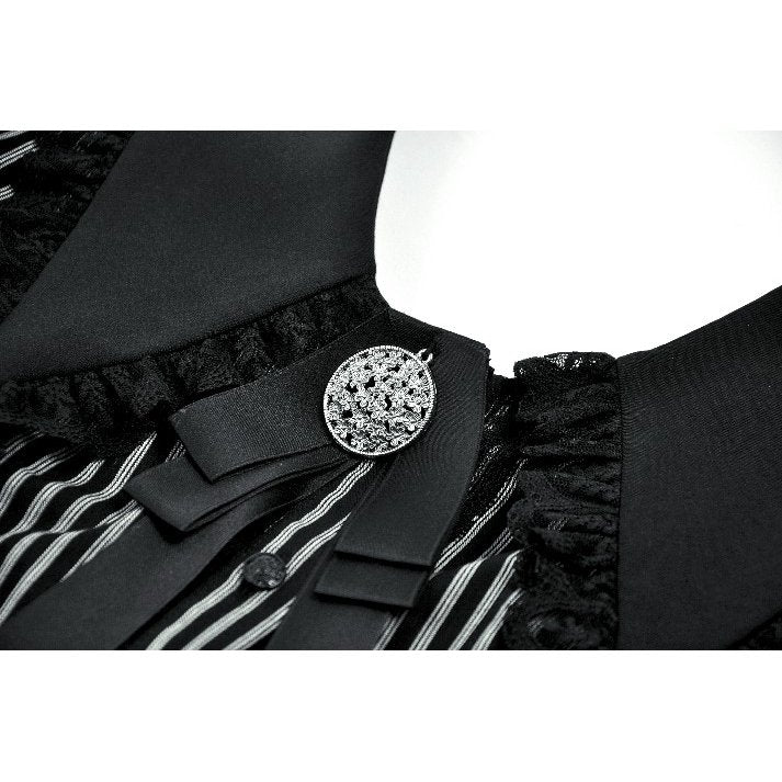 Chemise Gothique Col Peter Pan Dentelle Dark in Love