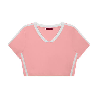 Women’s Slim Fit Color Block T-Shirt